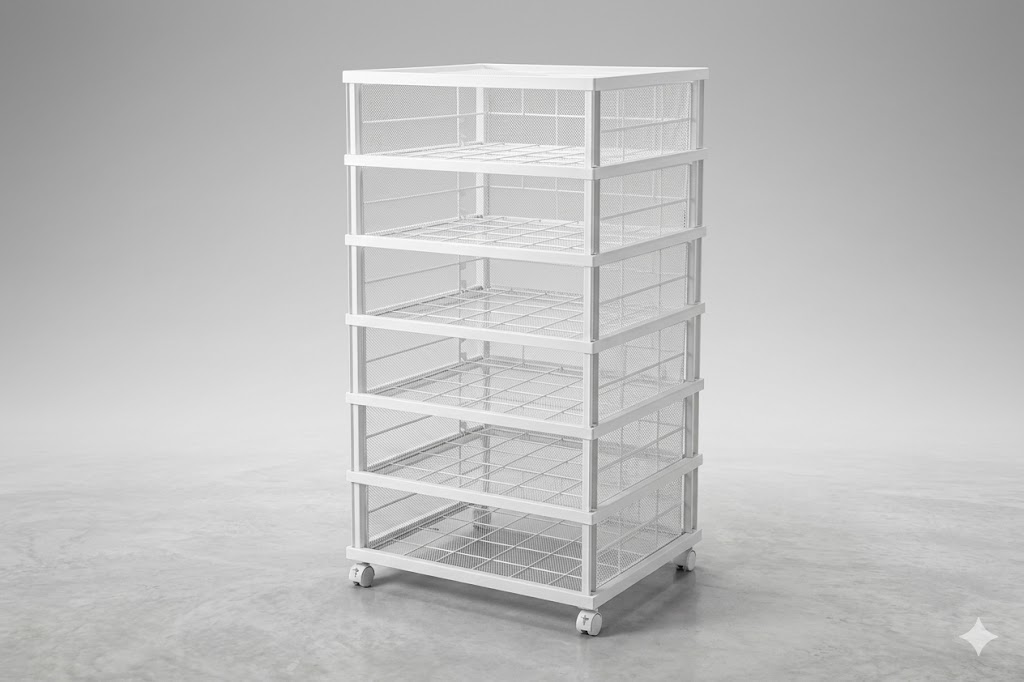 PLASTIC SHOE CABINET 5 LAYERS/خزانة احذية بلاستيكية من 5 طبقات