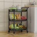 STORAGE RACK TROLLY/عربة تخزين و التقديم