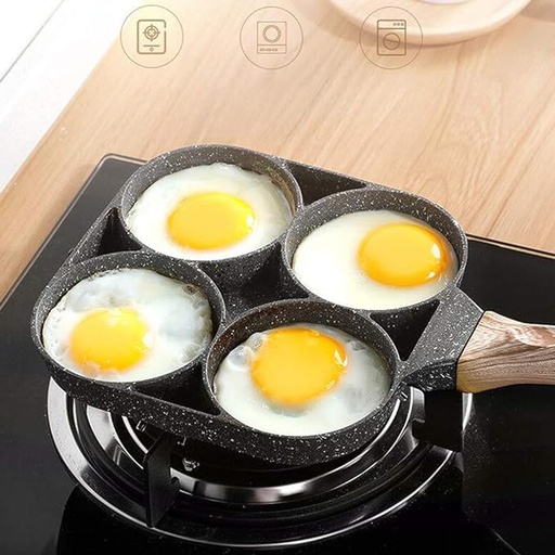 [AM-0311] Egg frying pan/مقلاة البيض 4 قطع