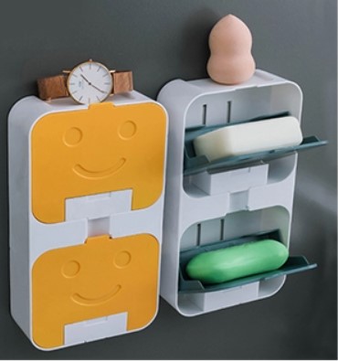 FLIP LID DRAIN SOAP BOX / علبة الصابون