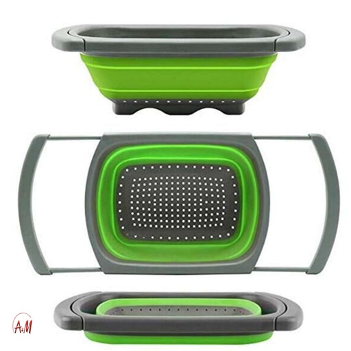 FOLDABLE EASGING BASKET/سله غسيل الخضار بمصفي