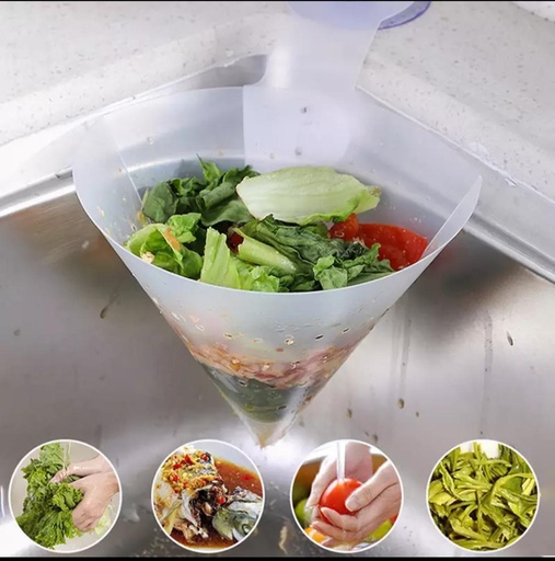[AM-0313] Foldable Sink Filter/سلة مصفاة الطعام