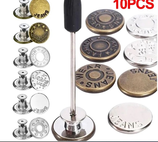 [AM-3891] INSTANT CLOTHES BUTTONS /أزرار الملابس الفورية