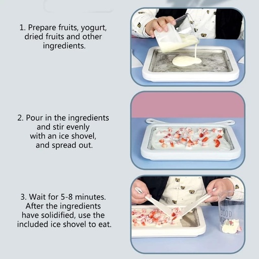 INSTANT ICE CREAM MAKER / قالب عمل الآيس كريم