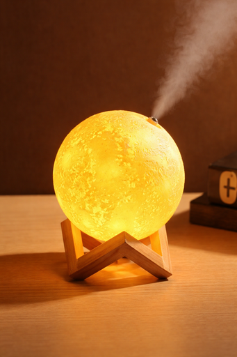 [AM-2139] MOON LAMP AIR HUMIDIFIER / فواحة على شكل مصباح القمر