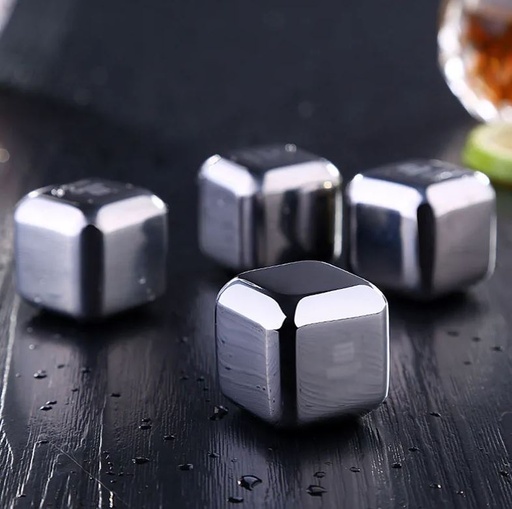 [AM-7856] METAL ICE CUBE/مكعب ثلج معدني