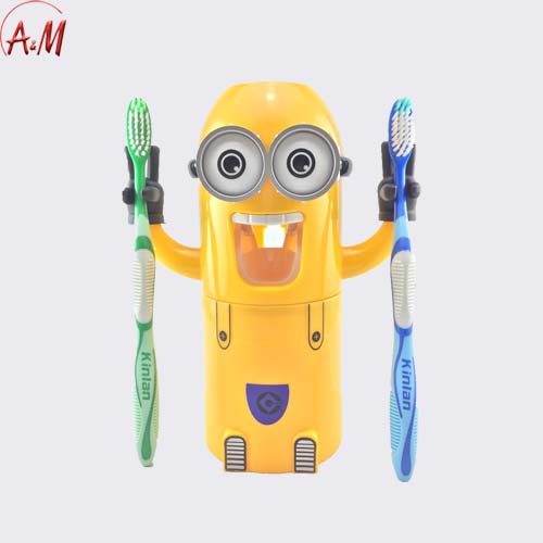[AM-0373] MINIONS WASH KIT/حامل فرش الاسنان