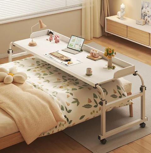 [AM-3918] MOVABLE BED TABLE DESK /مكتب وطاولة متحركة 2 في 1