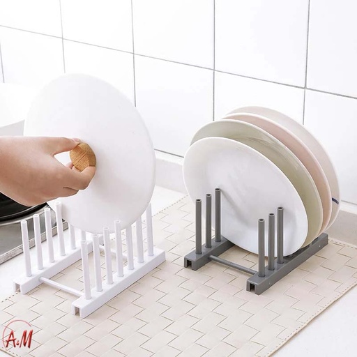 Organizer dishes and lids/منظم الصحون والأغطية