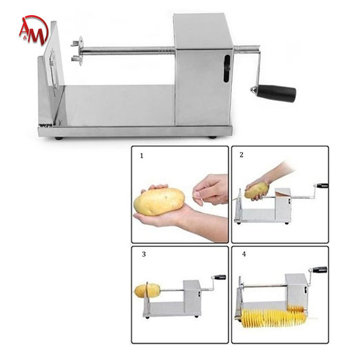 [AM-0009] Stainless Steel Potato Chip maker,SLICER/صانع رقائق البطاطس من الفولاذ المقاوم للصدأ 