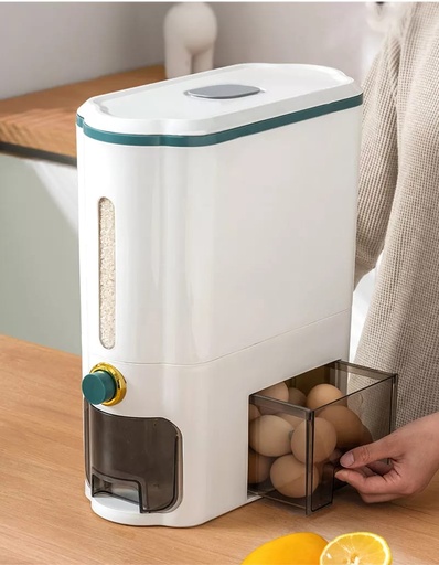[AM-2395] RICE DISPENSER WITH DRAWER / حافظة الأرز