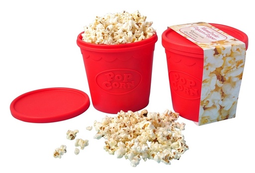 SILICON POPCORN/وعاء سيلكون للفشار