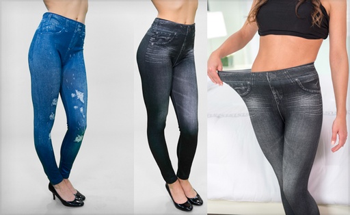 SLIM'N LIFT CARESSE JEANS/ سروال جينز مطاط
