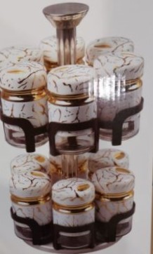 SPICE CAROUSEL 12 JAR ROTATING / ستاند علب التوابل