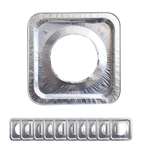 [BJUL4101-9] SQUARE STOVE ALUMINUM FOIL / ألمنيوم الموقد