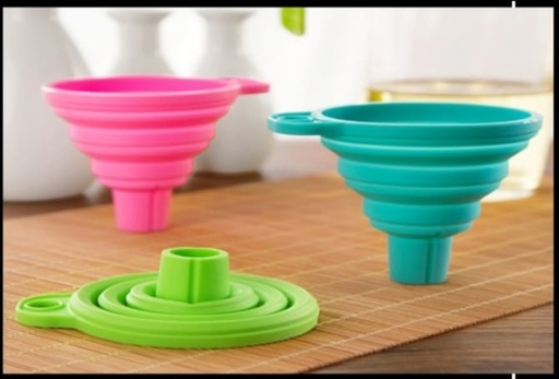 Silicone Folding Funnel/ مصب قابل للطي