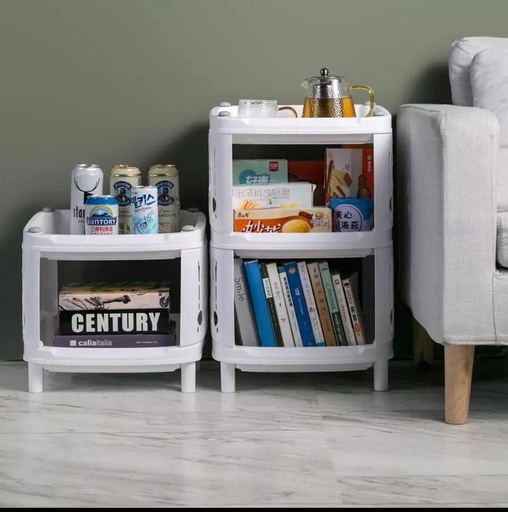 Two shelves plastic stand/ستاند بلاستيك رفين