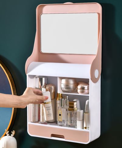 [AM-2328] WALL COSMETICS BOX / صندوق تنظيم مستحضرات التجميل الجداري