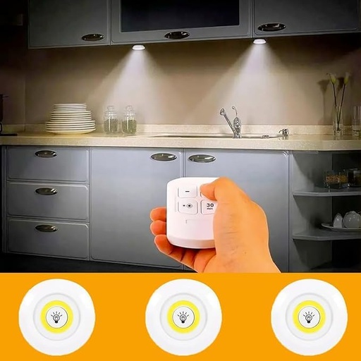 [AM-0207] led light with remote/لمبات اليد مع ريموت كنترول
