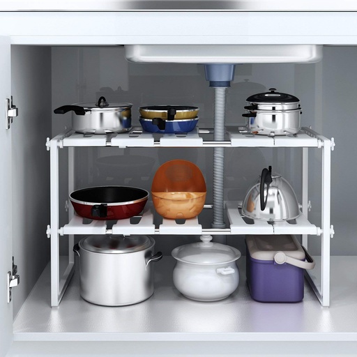 [AM-0702]  Sink Storage Rack/ستاند تتنظيم تحت المغسلة