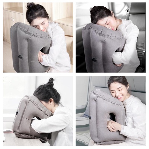 [AM-92967] Inflatable Travel Pillow for Sleeping/وسادة سفر قابلة للنفخ للنوم