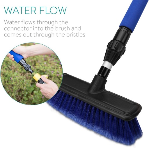 [AM-0986] CLEANING BRUSH WITH WATER FLOW  3M LONG/فرشاة تنظيف بتدفق ماء بطول 3 أمتار