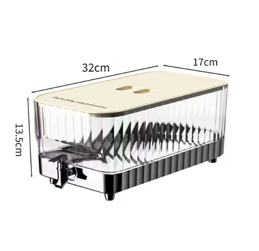 [AM-3773] Cold water, Juice Drinkware Barrel with Spout and Lid/موزع المشروبات 