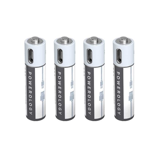 [AM-4018] USB AAA 4 Batteries/ بطارية بالشحن 
