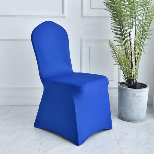 [AM-4025] Stretchable Chair Cover- Blue/ غطاء كرسي المطاط -ازرق