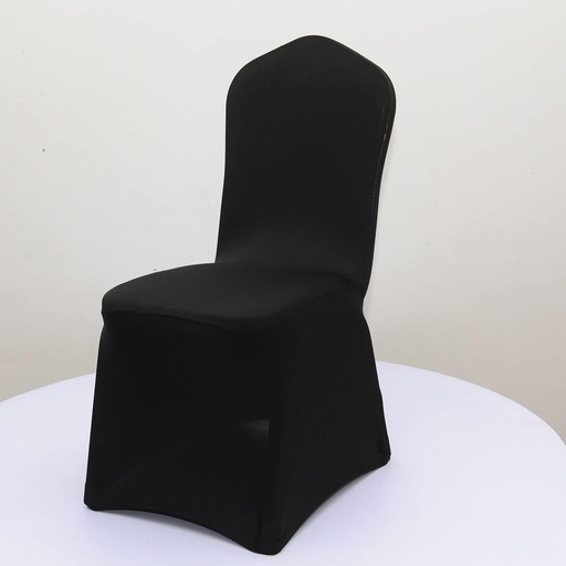 [AM-4026] Stretchable Chair Cover- Black/ غطاء كرسي المطاط -اسود 