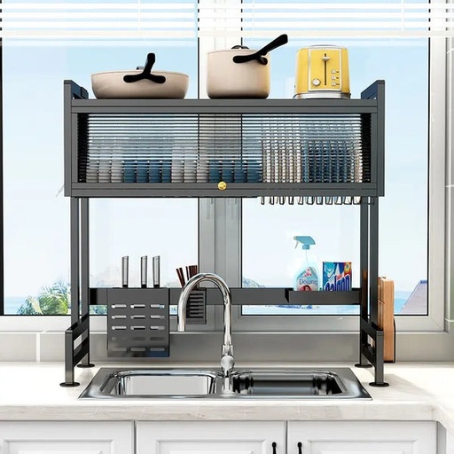 [AM-4117] OVER SINK DISH DRYING RACK / ستاند التنظيم فوق المغسلة