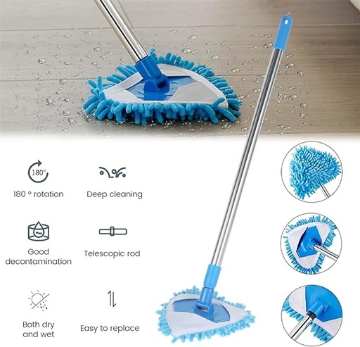 [NC-80521] Triangle Mop 2/ 2 ممسحة متعددة الاستخدام