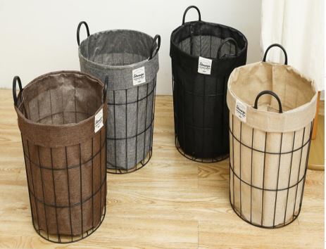 [AM-4157] ROUND CLOTHES BASKET/سلة ملابس مستديرة