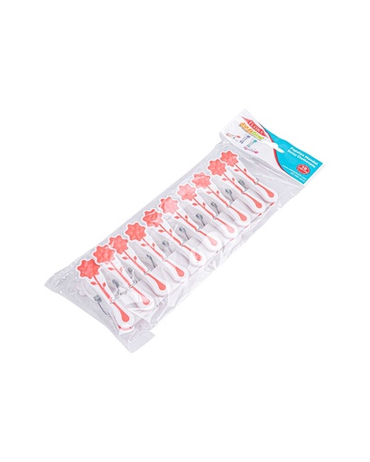 [F264] FLORA CLOTHESPIN W/ BASKET 20 PCS 