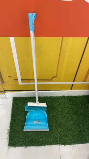 [F176] FLORA DUSTPAN WITH BROOM SET/ مكنسة متعددة الاستخدام