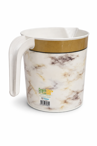 [D-361] FRESHLIFE WHITE &GOLD/  كوب فريش لايف أبيض وذهبي