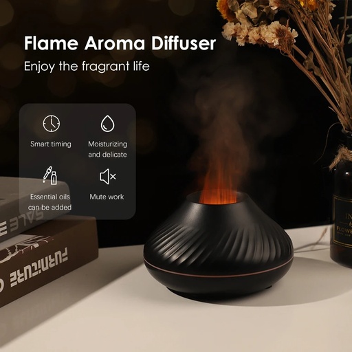 [AM-] Volcano Flame Humidifier / فواحة اللهب البركاني