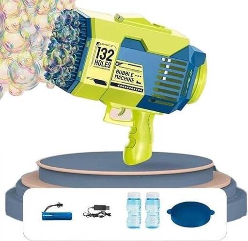 [AM-4385] BUBBLE GUN 132 HOLES /مسدس الفقاعات