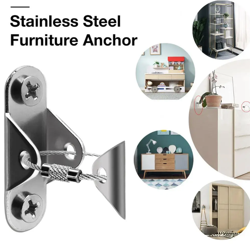[AM-4495] FURNITURE ANTI-TIP ANCHOR/مثبت الاثاث لحماية الاطفال
