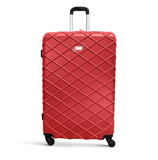 [AM-4570] TRAVEL BAG SINGLE ZIPPER MEDIUM "RED"/حقيبة سفر بسحاب واحد متوسطة"احمر"