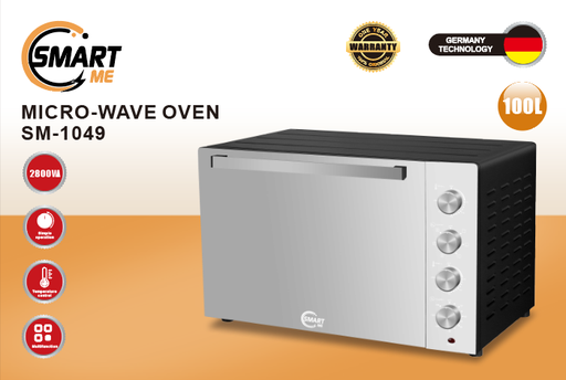 [SM-1049] Smart Me Micro-wave oven -3 YEARS WARRANTY/ فرن كهربائي 100 لتر ضمان 3 سنوات 