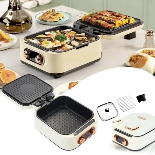 [SM-1027] Smart Me HOT POT GRILL 3 in 1/ شواية القدر الساخن سمارت مي