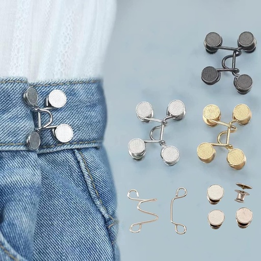 [AM-4640] Pant Waist Tightener pins 4Pcs / دبوس خصر البنطلون 4 قطع