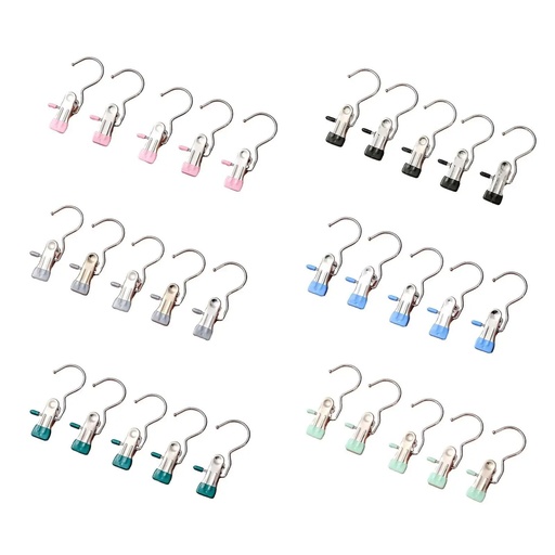 [AM-4652] HANGING CLIP 4 PCS /مشابك تعليق 4 قطع