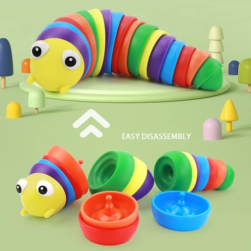 [AM-4692]  Flexi Worm Toy /لعبة الدودة المرنة