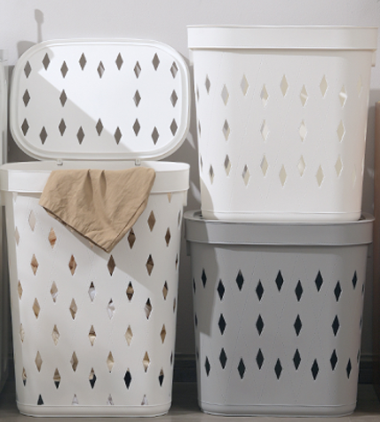 [AM-4739] laundry basket small  size /  سلة الغسيل الحجم الصغير 