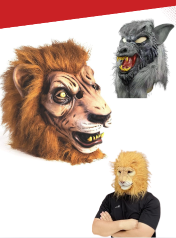 [AM-4890] Animal masks/ قناع  الوحوش