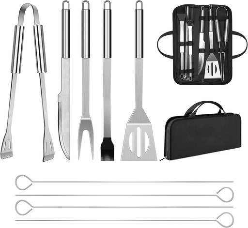 [AM-4897] BBQ Grill Set Bag 9pcs / حقيبة مجموعة شواء 9 قطع