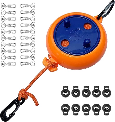 [AM-4909] Portable Clothesline 10M/حبل غسيل محمول بطول 10 أمتار