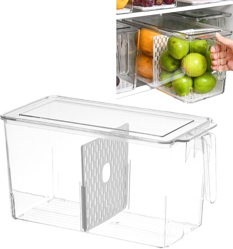 [AM-6138] Fridge FRUIT Storage BOX/صندوق تخزين الفاكهة في الثلاجة